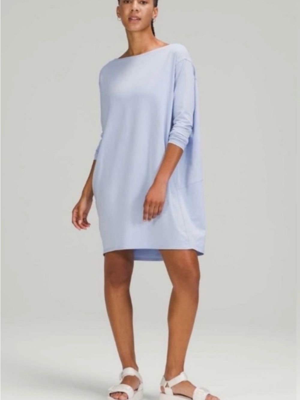LuluLemon Back in Action Dress light Blue Size 10
